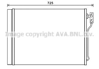 PRASCO BWA5435 Condenser, air conditioning